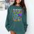 Last Days Of Kindergarten Graduation 2025 Graduate Boys Girl Comfort Colors Sweatshirt Blue Spruce