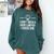 Lawyer Parent Dad Mom Law School Graduation Comfort Colors Sweatshirt Blue Spruce