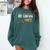 Lawyer Voice Attorney Law School Student Graduation Comfort Colors Sweatshirt Blue Spruce