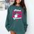 Lil Cousin Of a 2025 Graduate Prom Graduation 25 VolleyBall Comfort Colors Sweatshirt Blue Spruce