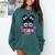 Lil Miss 1st Grade Grad Graduation Last Day Of 1st Grade Comfort Colors Sweatshirt Blue Spruce