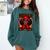 Little Miss Pre-K Grad 2026 Girl Preschool Graduation Comfort Colors Sweatshirt Blue Spruce
