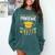 Master 2021 Graduation Graduate Masters Degree Comfort Colors Sweatshirt Blue Spruce