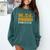 Master Graduation Completed Master Of Education Teacher Men Women Comfort Colors Sweatshirt Blue Spruce