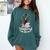 Mastered It Black Girl Masters Degree Graduation Black Queen Comfort Colors Sweatshirt Blue Spruce