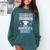 Masters Degree Graduation Art For Women Girls Masters Degree Comfort Colors Sweatshirt Blue Spruce