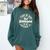 Master's Degree Graduation My Husband Mastered It 2024 Comfort Colors Sweatshirt Blue Spruce