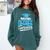 Master's Degree Graduation Masters Degree Survivor Comfort Colors Sweatshirt Blue Spruce