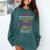 Masters Degree Graduation MPH Social Work Comfort Colors Sweatshirt Blue Spruce