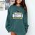 Masters Degree Survivor Graduation For MBA Graduate Comfort Colors Sweatshirt Blue Spruce