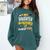 Masters Graduation My Daughter Mastered It Class Of 2025 Comfort Colors Sweatshirt Blue Spruce