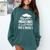 Master's Graduation Shirt For Women With Masters Degree Comfort Colors Sweatshirt Blue Spruce