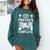 Master's Level Complete College Graduation Comfort Colors Sweatshirt Blue Spruce