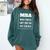 MBA Graduation Comfort Colors Sweatshirt Blue Spruce