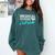 Medical School Survivor Med Student Graduation Comfort Colors Sweatshirt Blue Spruce