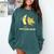 Medium Mature Banana Banana Real School Graduation Celebrations Comfort Colors Sweatshirt Blue Spruce
