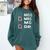 Miss Mrs Ms Dr Check Doctoral Student Bye PhD Graduation Comfort Colors Sweatshirt Blue Spruce
