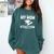 My Mom Mastered It Masters Degree Graduation Women MBA Comfort Colors Sweatshirt Blue Spruce