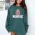 MsMrs Miss NURSE Nursing Graduation Comfort Colors Sweatshirt Blue Spruce
