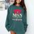 Msn Master Of Science In Nursing College Graduation Premium Tri-Blend Comfort Colors Sweatshirt Blue Spruce