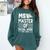 MSW Est 2026 Masters Of Social Work Graduation Social Worker Comfort Colors Sweatshirt Blue Spruce