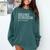 Neurosurgeon 2018 Graduation Comfort Colors Sweatshirt Blue Spruce