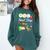 Next Stop Kindergarten Preschool Graduation 2025 Boy Girl Comfort Colors Sweatshirt Blue Spruce