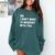 No I Don't Want To Workout With You Introvert Weight Cardio Comfort Colors Sweatshirt Blue Spruce