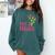 Not a Hugger Sarcastic Introvert Cactus Theme Women Comfort Colors Sweatshirt Blue Spruce Not a Hugger Sarcastic Introvert Cactus Theme Women Comfort Colors Sweatshirt Blue Spruce