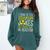 Nuclear Engineer Student Graduation Nuclear Engineering Comfort Colors Sweatshirt Blue Spruce