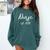 NURSE EST 2018 New Nursing School Graduation Shirt Comfort Colors Sweatshirt Blue Spruce