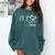 Nurse Est 2022 Rn Nursing School Graduation Graduate Comfort Colors Sweatshirt Blue Spruce