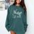 Nurse Established 2018 Shirt Nursing School Graduation Comfort Colors Sweatshirt Blue Spruce