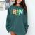 Nurse Graduation Shirt RN Est 2018 Rainbow Tshirt Comfort Colors Sweatshirt Blue Spruce