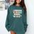 Nurse I Survived Nursing School Class Of 2025 Graduation Comfort Colors Sweatshirt Blue Spruce