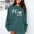 Nursing School Survivor Apparel Graduation Nurse RN EST 2019 Comfort Colors Sweatshirt Blue Spruce