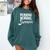 Nursing School Survivor Nurse Graduation Medical T-Shirt Comfort Colors Sweatshirt Blue Spruce