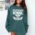 Nursing School Survivor Senior Nurse Graduation TShirt Comfort Colors Sweatshirt Blue Spruce