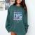 Omnisexual Emo Introvert Pride Trendy Mystic Teen Goth Style Comfort Colors Sweatshirt Blue Spruce