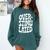 OVERSTIMULATED Introvert Social Mode Sensory Overload Comfort Colors Sweatshirt Blue Spruce OVERSTIMULATED Introvert Social Mode Sensory Overload Comfort Colors Sweatshirt Blue Spruce