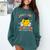 Peace Out Preschool Graduation Last Day Teachers Boys Girls Comfort Colors Sweatshirt Blue Spruce