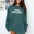 People Intolerant Introvert Introverted Boss Sarcasm Comfort Colors Sweatshirt Blue Spruce