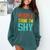 People Think I'm Shy I Introvert Comfort Colors Sweatshirt Blue Spruce People Think I'm Shy I Introvert Comfort Colors Sweatshirt Blue Spruce