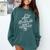 Phd Aunt Shirt Doctorate Graduations Doctoral Comfort Colors Sweatshirt Blue Spruce