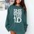 PhD Doctorate Husband Boyfriend PhD Graduation Comfort Colors Sweatshirt Blue Spruce