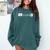 PhD Graduation Doctorate Student Graduate Comfort Colors Sweatshirt Blue Spruce