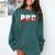PHD Nailed It Graduation Doctorate Graduate Comfort Colors Sweatshirt Blue Spruce