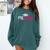 PhDiva PHD Student Graduation Degree Med Law School Comfort Colors Sweatshirt Blue Spruce