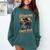 Plague Doctor Introvert Sarcastic Social Distancing Expert Comfort Colors Sweatshirt Blue Spruce