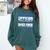 Police Officer Saying Academy Graduation Women Men Comfort Colors Sweatshirt Blue Spruce